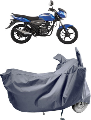 Amexride Two Wheeler Cover for Bajaj(Discover 110, Grey)