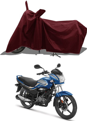 KEDIT Two Wheeler Cover for Hero(Super Splendor, Maroon)