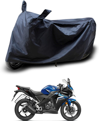 smwzxyu Waterproof Two Wheeler Cover for Honda(CBR 150R, Black)