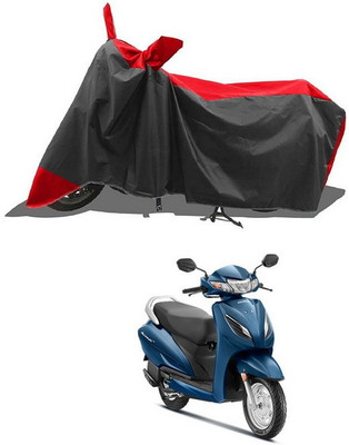 PAGORA Waterproof Two Wheeler Cover for Honda(Activa 6G, Red, Black)