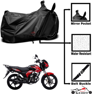 KEDIT Two Wheeler Cover for TVS(Max, Black)