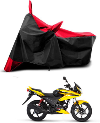 KEDIT Two Wheeler Cover for Honda(CBF Stunner, Red, Black)