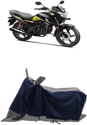 SUGASHRI Waterproof Two Wheeler Cover for Honda(SP125, Grey, Blue)