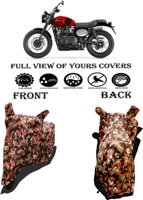 Amexride Two Wheeler Cover for Triumph(Street Scrambler BS6, Multicolor)