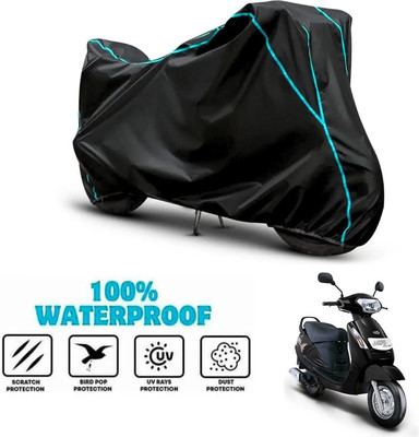 ANTHUB Waterproof Two Wheeler Cover for Mahindra(Duro DZ, Black)