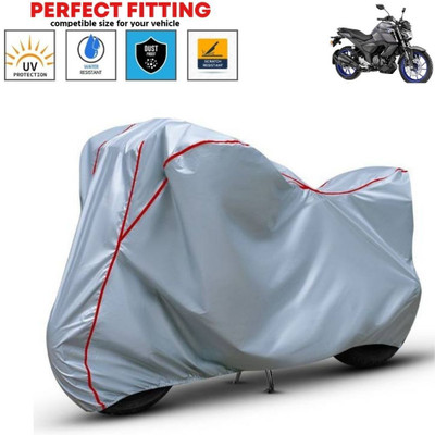 BigFly Waterproof Two Wheeler Cover for Yamaha(FZS-FI V3 BS6, Silver)
