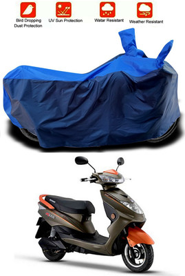 MMSSTAR Waterproof Two Wheeler Cover for Okinawa(Ridge, Blue, Blue)