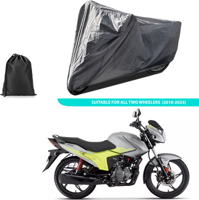 PAGORA Two Wheeler Cover for Hero(Glamour Blaze, Grey)