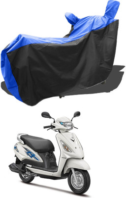 DeepShakshi AUTOMOTIVE Waterproof Two Wheeler Cover for Suzuki(Swish, Blue, Black)