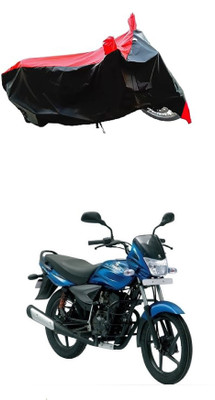 VESMEI Two Wheeler Cover for Bajaj(Platina 110, Red)