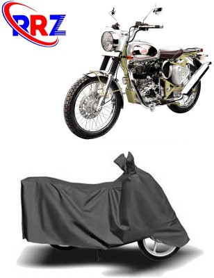 RRZ Waterproof Two Wheeler Cover for Royal Enfield(Bullet Trials 500, Grey)