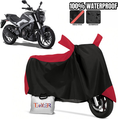 TENNYCER Waterproof Two Wheeler Cover for Bajaj(Dominar 250, Red, Black)