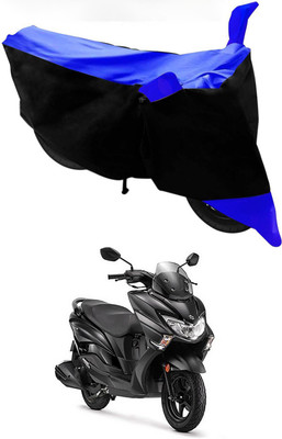 Furious3D Two Wheeler Cover for Suzuki(Burgman Street, Blue, Black)