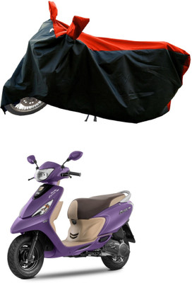 DeepShakshi AUTOMOTIVE Waterproof Two Wheeler Cover for TVS(Zest 110 BS6, Red)
