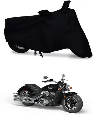THE REAL ARV Waterproof Two Wheeler Cover for Indian(Scout, Black)
