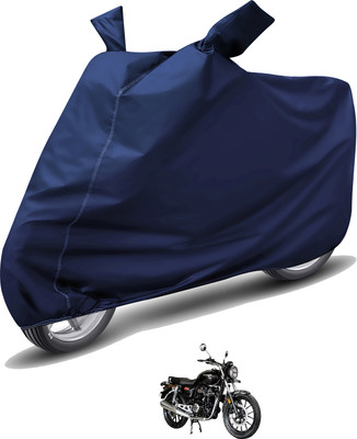 Auto Hub Waterproof Two Wheeler Cover for Honda(Hness CB350, Blue)