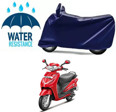 Furious3D Two Wheeler Cover for Hero(Duet LX 110CC, Blue)