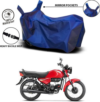 ANTHUB Waterproof Two Wheeler Cover for Hero(HF Dawn, Blue)