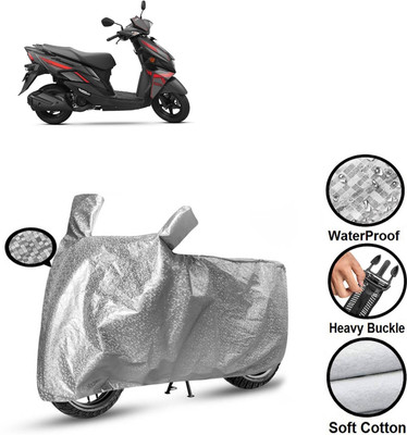 CODOKI Waterproof Two Wheeler Cover for Suzuki(Avenis 125, Silver)