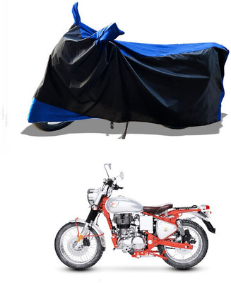 DeepShakshi AUTOMOTIVE Waterproof Two Wheeler Cover for Royal Enfield(Bullet Trials 500, Blue)