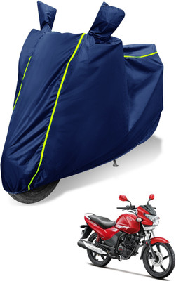 Auto Hub Waterproof Two Wheeler Cover for Hero(Achiever, Blue)