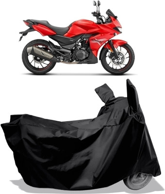 Amexride Two Wheeler Cover for Hero(Xtreme 200S, Black)