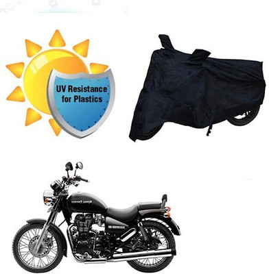 MMSSTAR Waterproof Two Wheeler Cover for Royal Enfield(Thunderbird 500, Black)