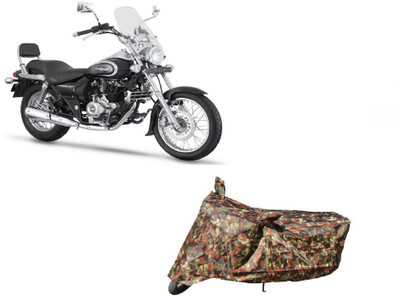 Anlopeproducts Waterproof Two Wheeler Cover for Bajaj(Avenger 220 DTS-i, Red)