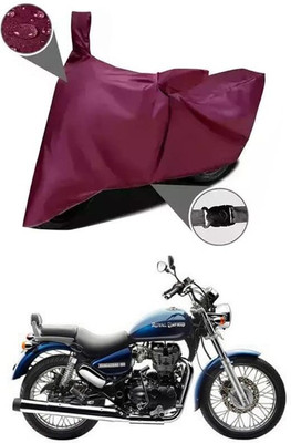 AASHTIK MART Two Wheeler Cover for Royal Enfield(Thunderbird 350, Maroon)