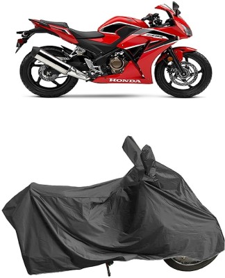 DIGGU Waterproof Two Wheeler Cover for Honda(CBR300R BS6, Grey)