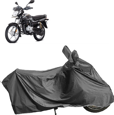 DIGGU Two Wheeler Cover for Bajaj(Platina 100 BS6, Grey)