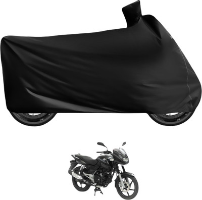 Auto Hub Waterproof Two Wheeler Cover for Bajaj(Pulsar 180, Black)