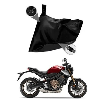 Tritika Waterproof Two Wheeler Cover for Honda(CBR650R, Black)