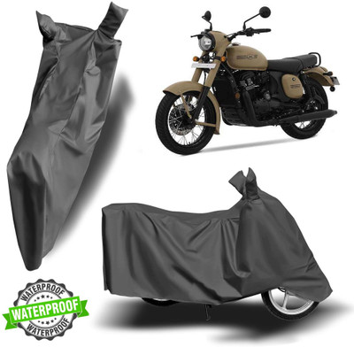 Autoinnovation Waterproof Two Wheeler Cover for JAWA(Standardv, Grey)