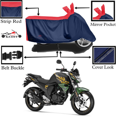 KEDIT Two Wheeler Cover for Universal For Bike(SZ-RR, Red, Blue)