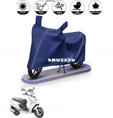 smwzxyu Waterproof Two Wheeler Cover for Hero(Glamour Blaze, Blue)