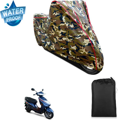PAGORA Waterproof Two Wheeler Cover for Okinawa(Ridge, Yellow)