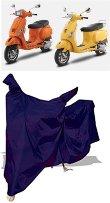 Amexride Two Wheeler Cover for Vespa(Piaggio Vespa, Blue)