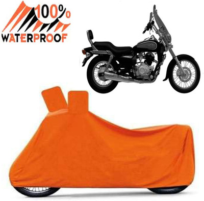 Autoinnovation Waterproof Two Wheeler Cover for Bajaj(Avenger 220 Cruise, Orange)