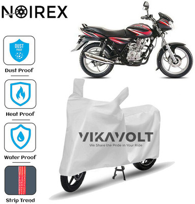 NOIREX Waterproof Two Wheeler Cover for Bajaj(Discover 125 DTS-i, Silver)