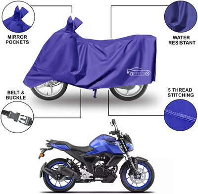 Defendo Waterproof Two Wheeler Cover for Yamaha(FZ S V3.0 FI, Blue)