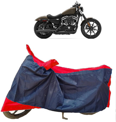 AutoKick Two Wheeler Cover for Harley Davidson(XL 883, Blue)