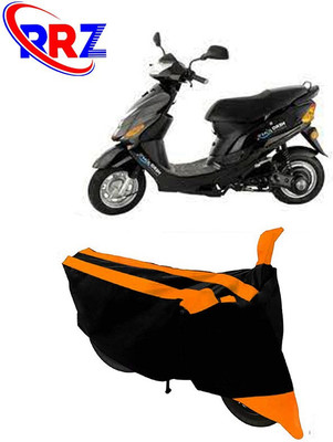 RRZ Waterproof Two Wheeler Cover for Hero(Electric Zippy, Black, Orange)