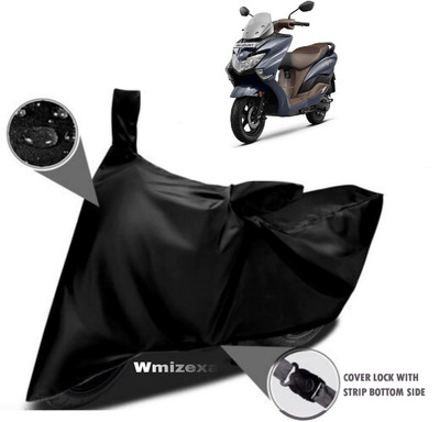 DeepShakshi AUTOMOTIVE Waterproof Two Wheeler Cover for Suzuki(Burgman Street 125, Black)