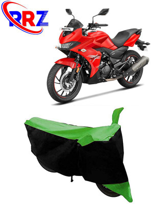 RRZ Waterproof Two Wheeler Cover for Hero(MotoCorp XPulse 200T, Black, Green)