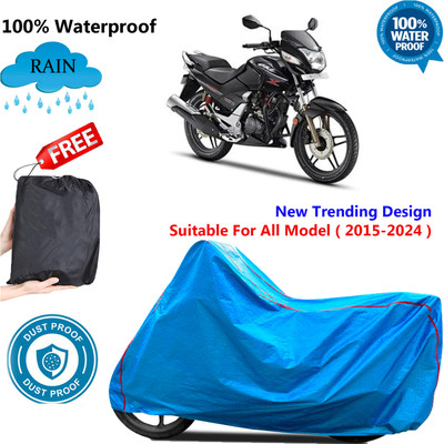 OliverX Waterproof Two Wheeler Cover for Hero(CBZ, Blue)