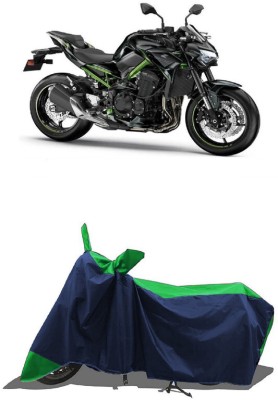 SUGASHRI Waterproof Two Wheeler Cover for Kawasaki(Z900, Green, Blue)