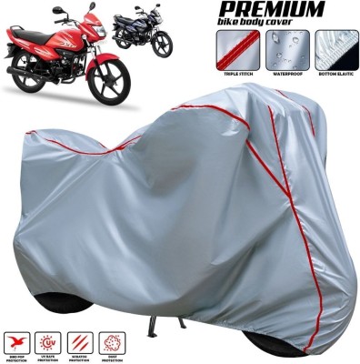 xodi Waterproof Two Wheeler Cover for Hero(Splendor NXG, Silver, Red, Multicolor)