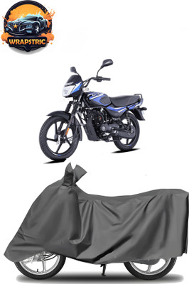 WRAPSTRIC Waterproof Two Wheeler Cover for Bajaj(CT110, Grey)