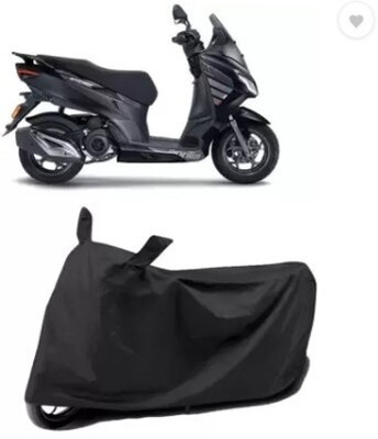 Tritika Waterproof Two Wheeler Cover for Aprilia(SXR 125, Black)